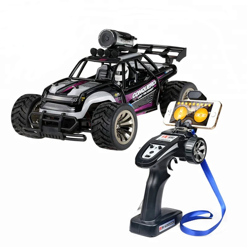 Новинка 2019 компактный гоночный видеоавтомобиль с Wi Fi FPV 1:16 высокоскоростной