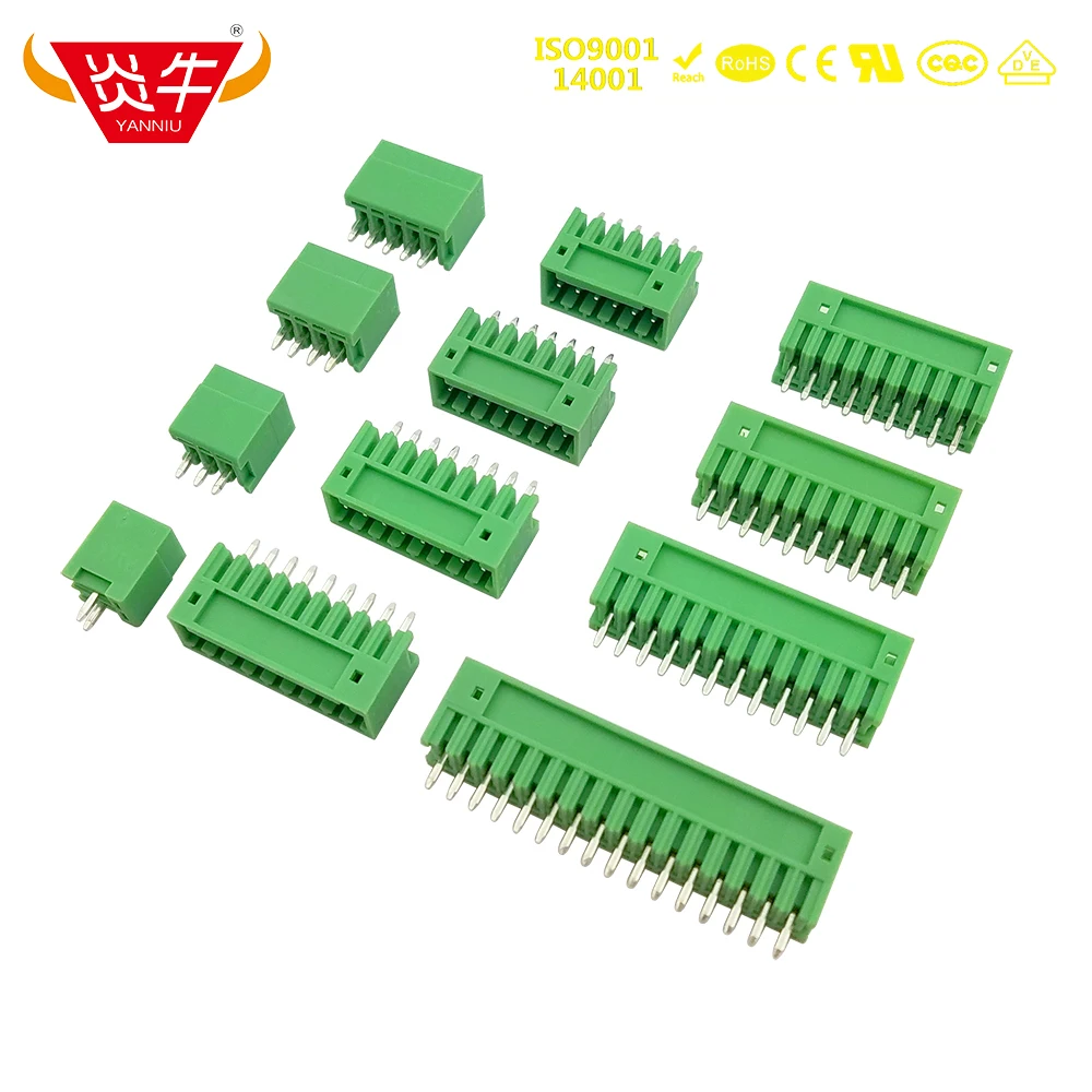 KF2EDGV 2 54 2P ~ 12P печатная плата подключаемые блоки 15EDGVC мм 2PIN 12PIN MC0.5 /2G-2 PHOENIX CONTACT deson KEFA
