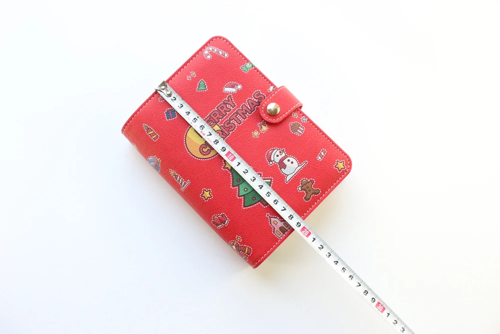 Domikee cute leather hardcover 6 rings binder planner agenda organizer office school refillable spiral notebooks stationery A5A6