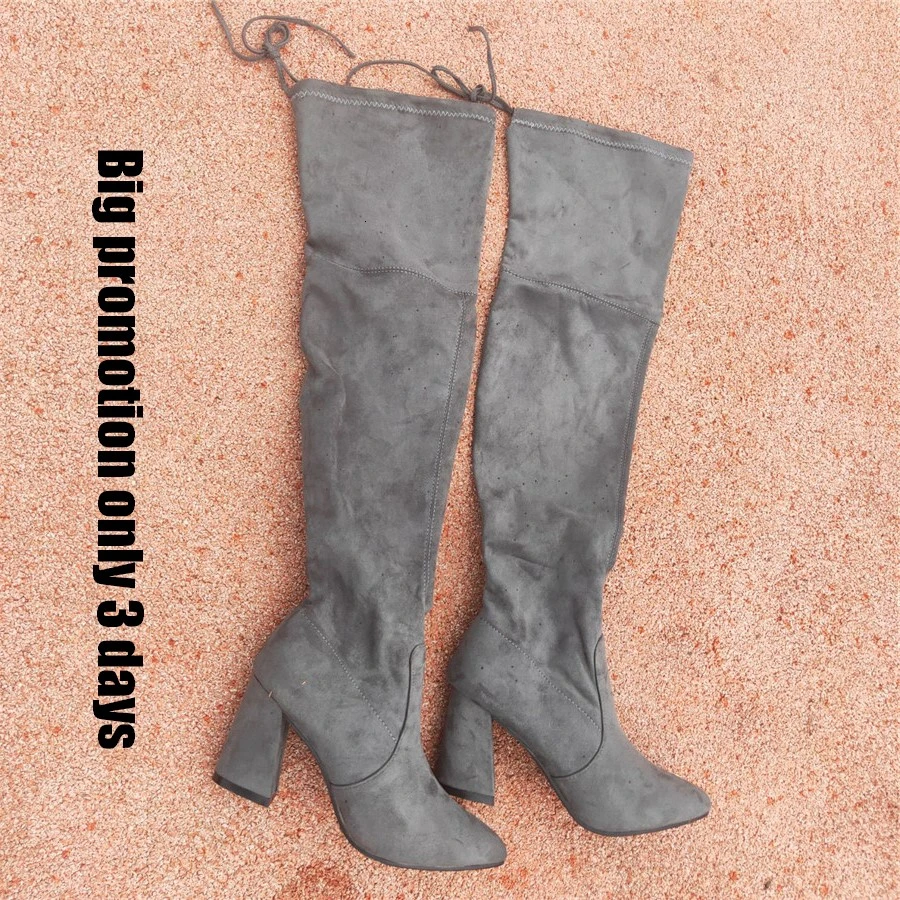 

2019 Long Boots Woman Sexy High Heels Platform Overknee Elastic Boots Boots Woman Boots Increase