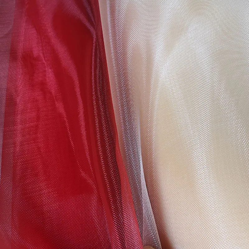 

Gold/ Silver,Hard Gauze mesh Fabric, Headwrap Fabric.Wedding Dress Fabric,Princess dress Fabric by the meter