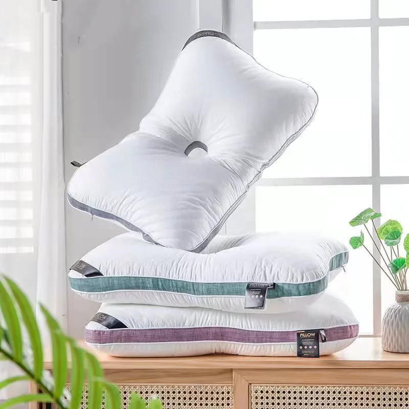 Подушка с отверстием для ушей хлопковая сна детская подушка бабочкой улучшения |