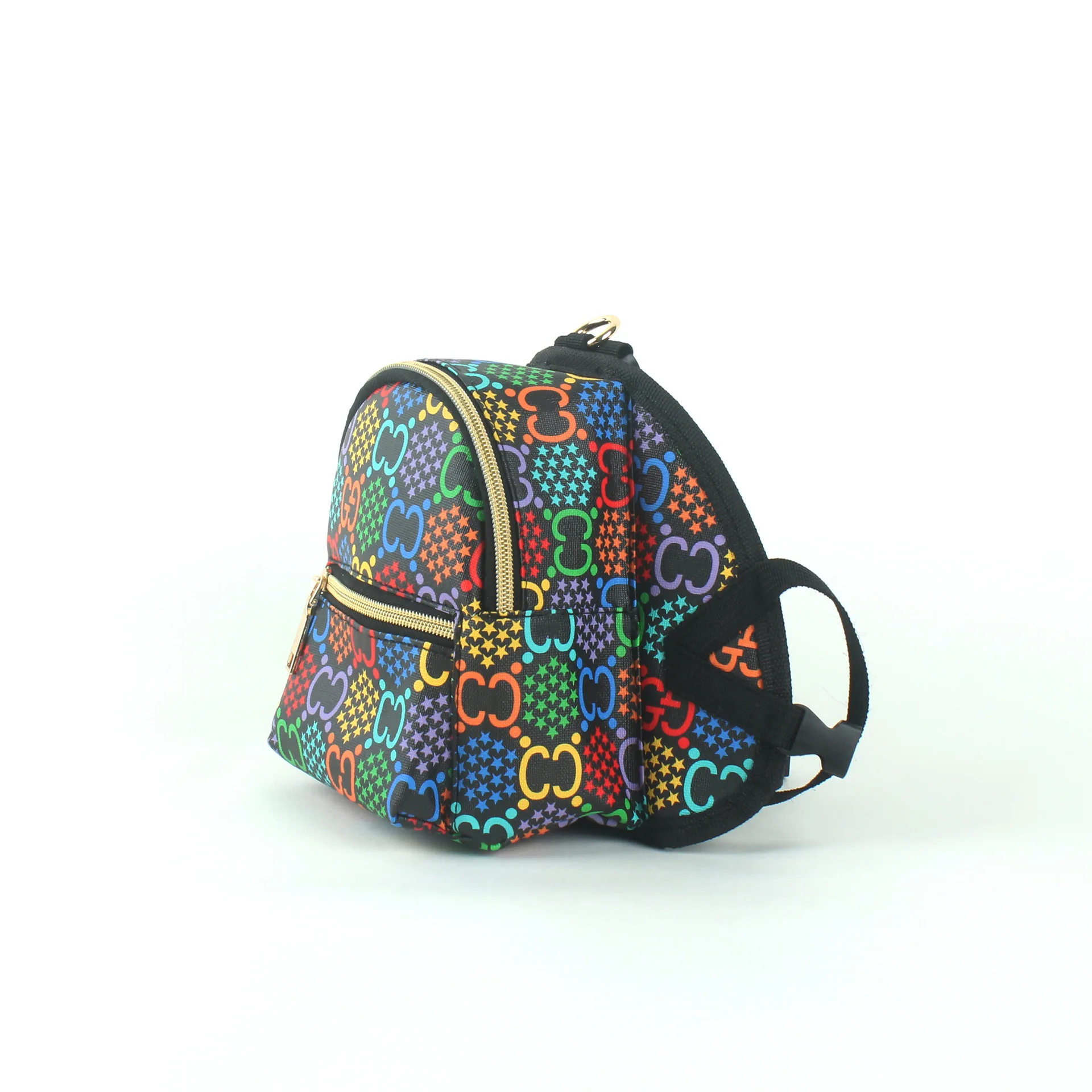 Mochila de hombro para mascota, morral escolar peque&ntilde;o y mediano para perros, gatos y perros, mochila de viaje Schnauzer Corgi-4