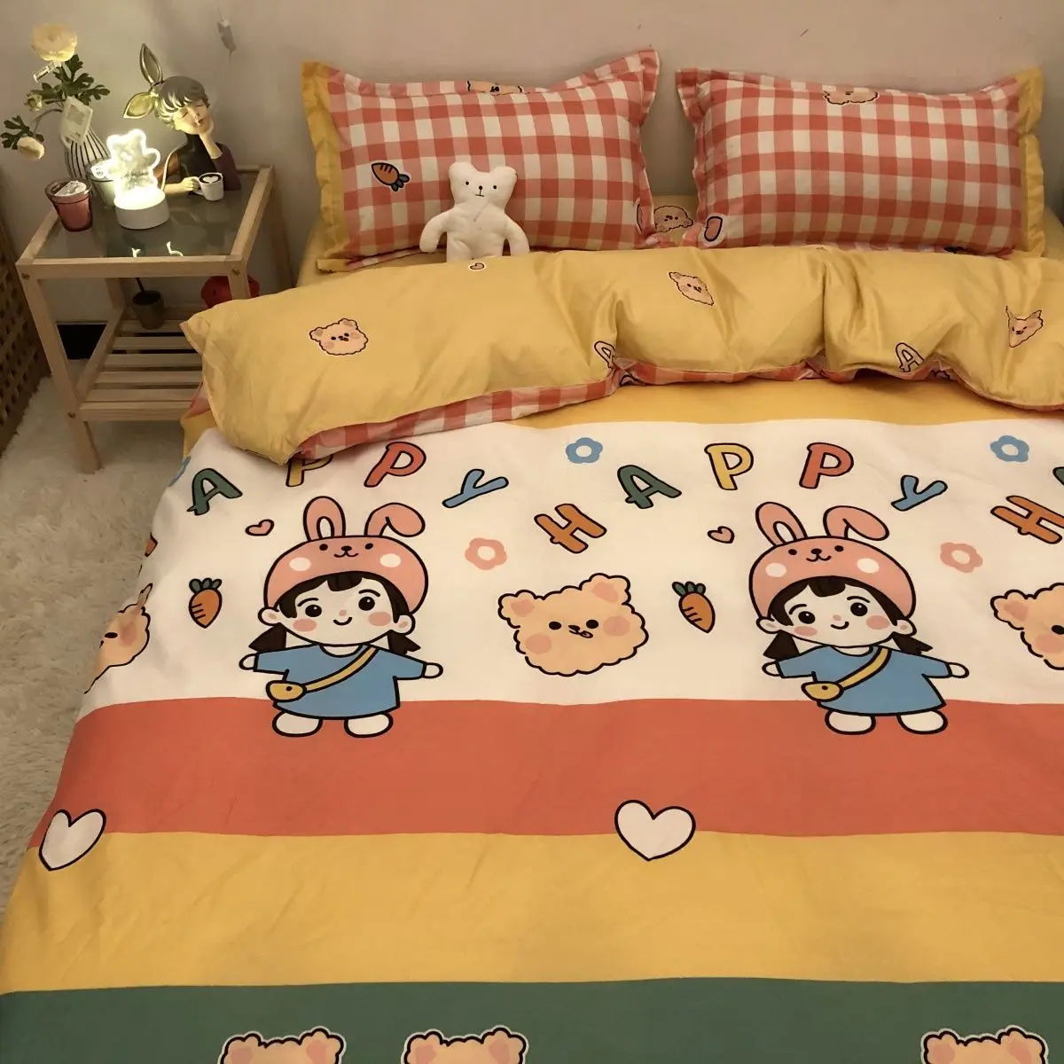 Комплект постельного белья для мальчиков и девочек модные простыни на плоской