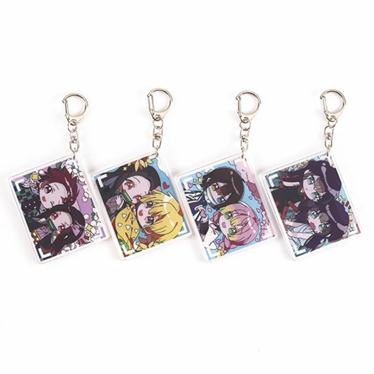 Брелок для ключей Tanjirou Nezuko Zenitsu Mitsuri Shinobu из акрила|Брелоки| |