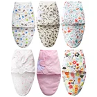 Пеленка для новорожденных 0-3 месяцев, хлопковая мягкая Пеленка-кокон, пеленка для новорожденных