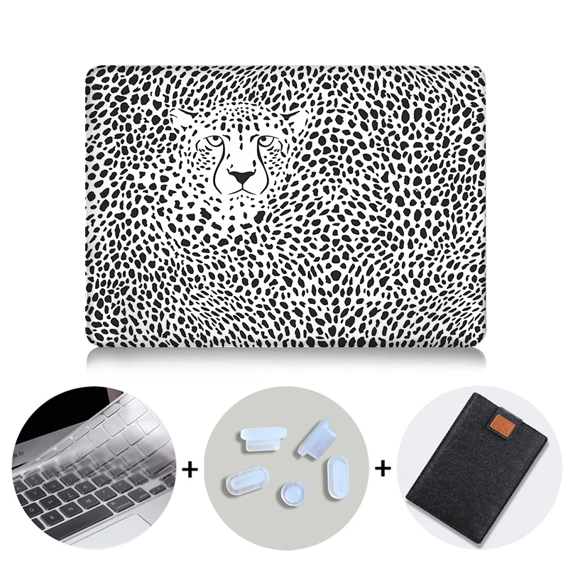 MB06 MTT чехол с леопардовым принтом для Macbook Pro retina 13 15 дюймов с сенсорной панелью для mac book air pro 11 12 13 15 сумка для ноутбука чехол - Цвет: MB06