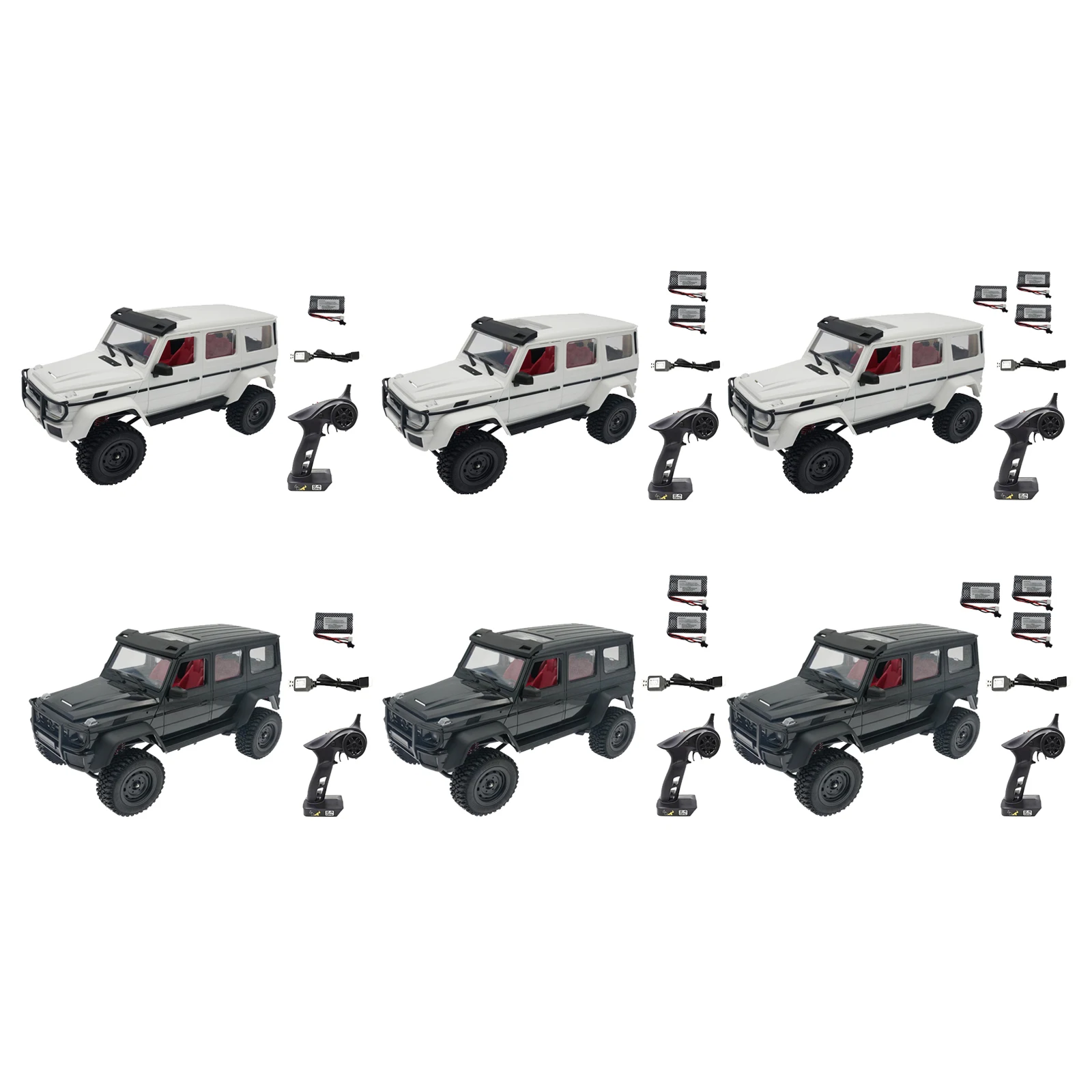 

1:12 2.4G 4WD MN86 Wheelbase Crawler Off Road Truck RC Car 390 Brushed Motor