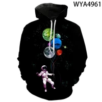 new sweater colorful universe star pullover 3d printing mens and womens childrens hoodie streetwear fitness light casual top