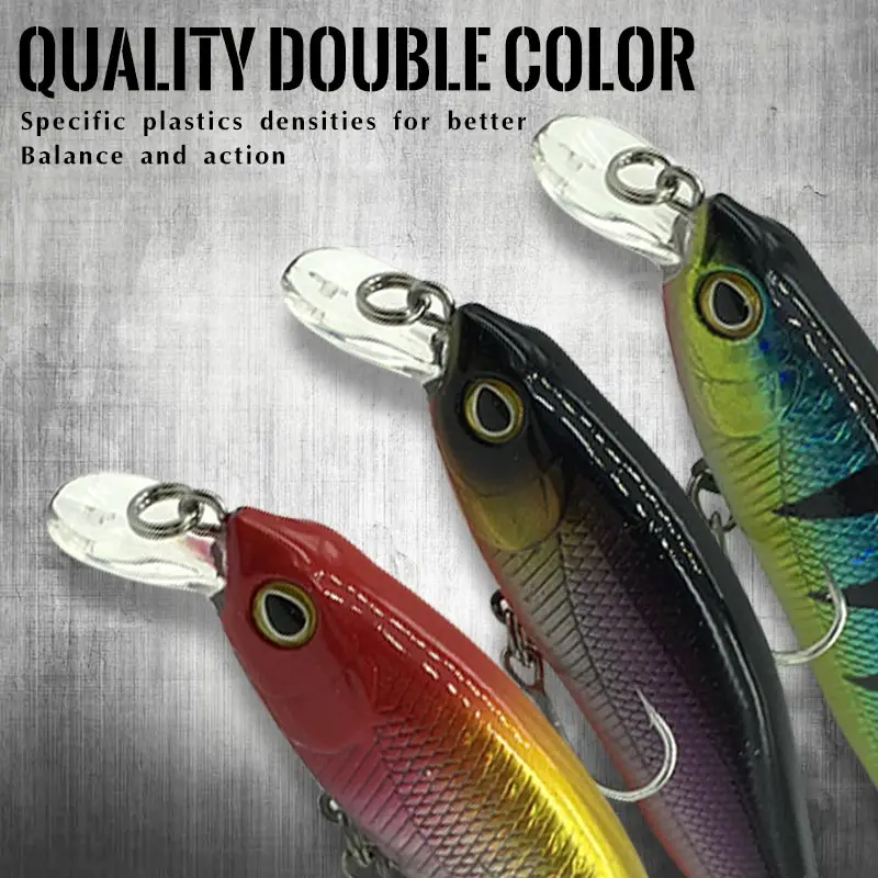Fishing Lures 80mm/10.2g 0-0.8m Suspending High Quality Minnow Crankbait Lure Hard Bait good quality bait | Спорт и развлечения