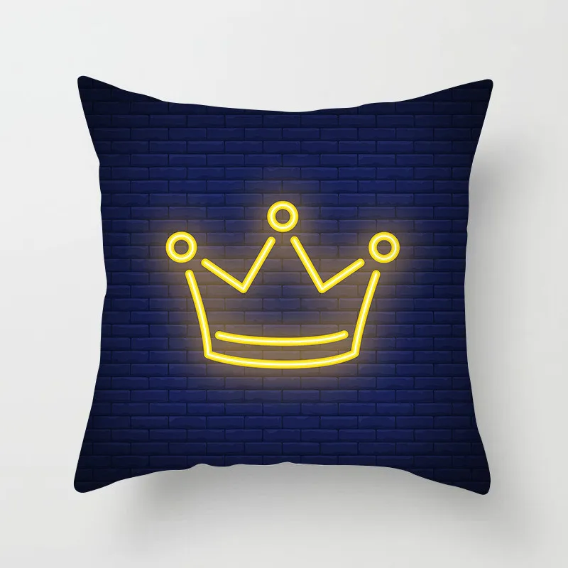 

45 x 45cm Yellow Striped Pillowcase Geometric Waist Throw Cushion Pillow Cover Soft Cool Pillow Case Bedroom Home Office decor