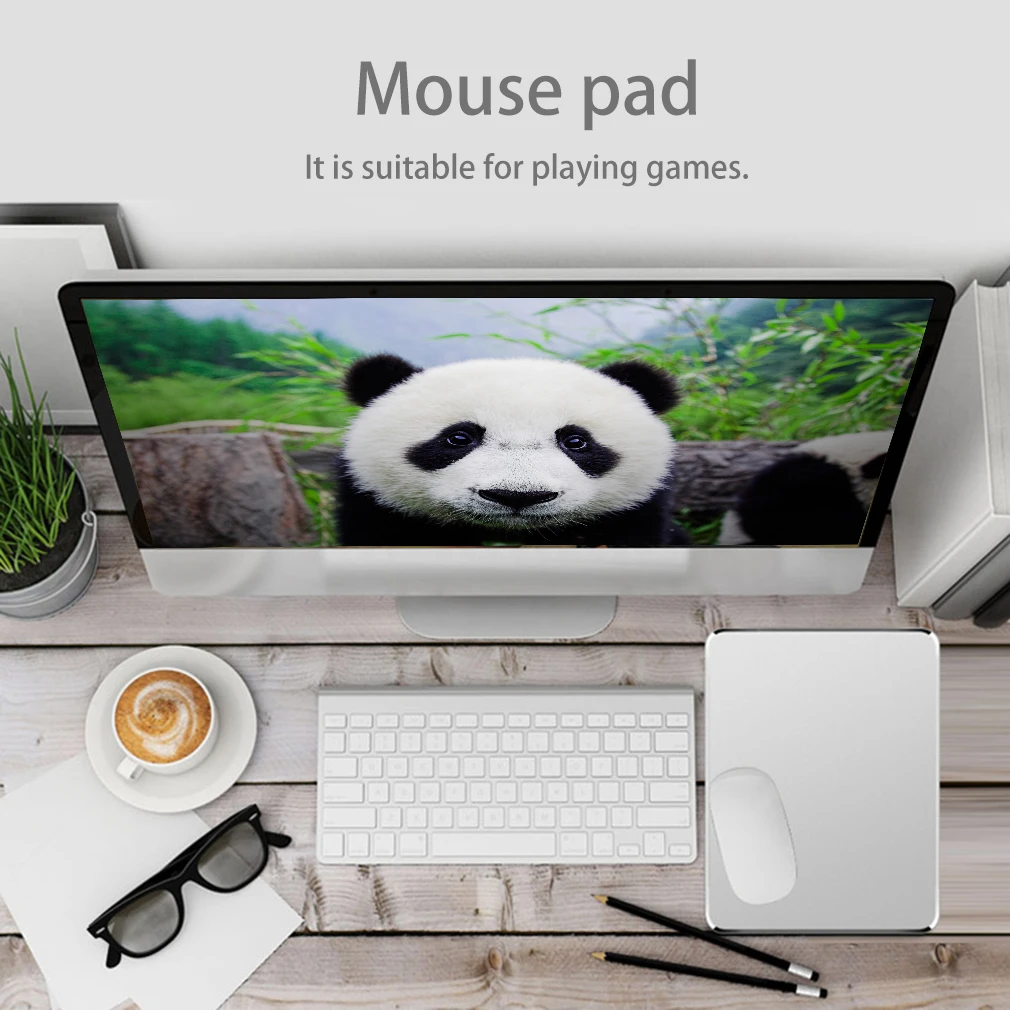 

New Luxury Aluminum Metal Slim Large Game Mouse Pad PC Computer Laptop Gaming Mousepad for Apple for MackBook CS GO dota 2 lol