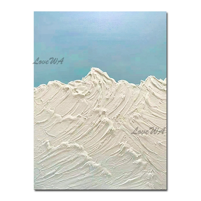 

Heavy Textured Abstract Knife Thick Acrylic Art Oil Paintings Abstract Panel Wall Hangings Decor New Design Canvas Pictures Art