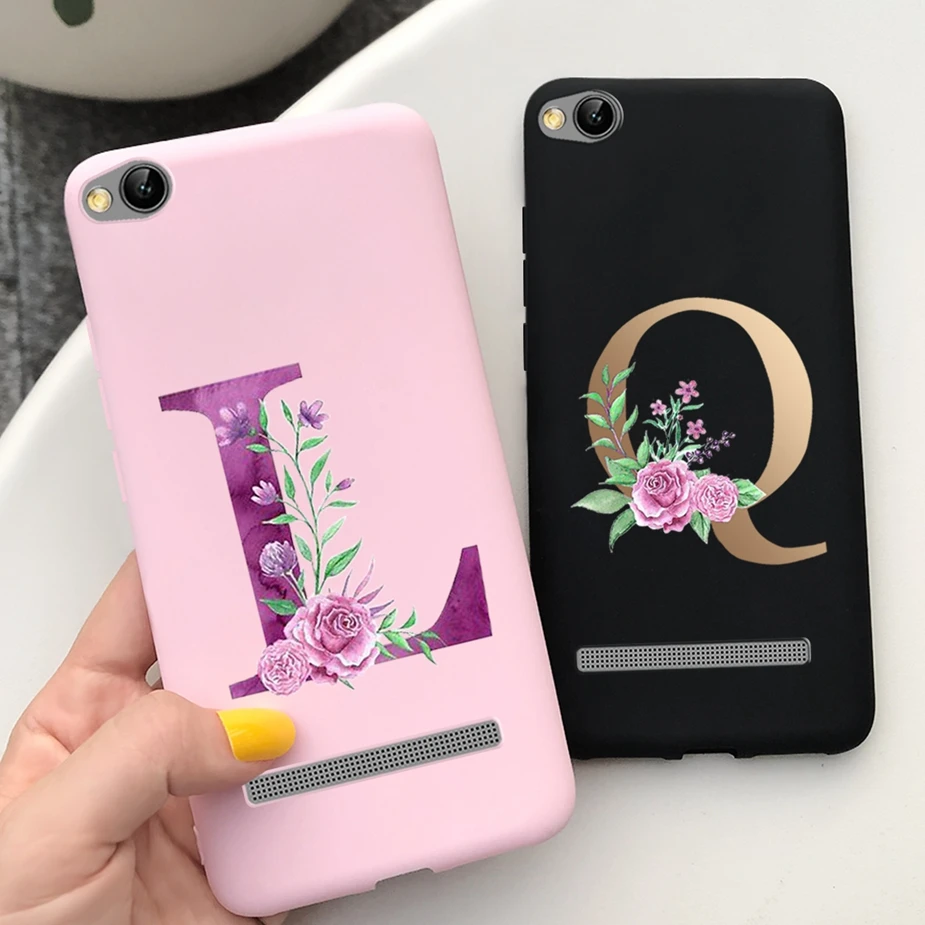 Чехол для Xiaomi Redmi 5A 4A мягкий силиконовый чехол с милыми буквами Redmi4A Redmi5A чехлы