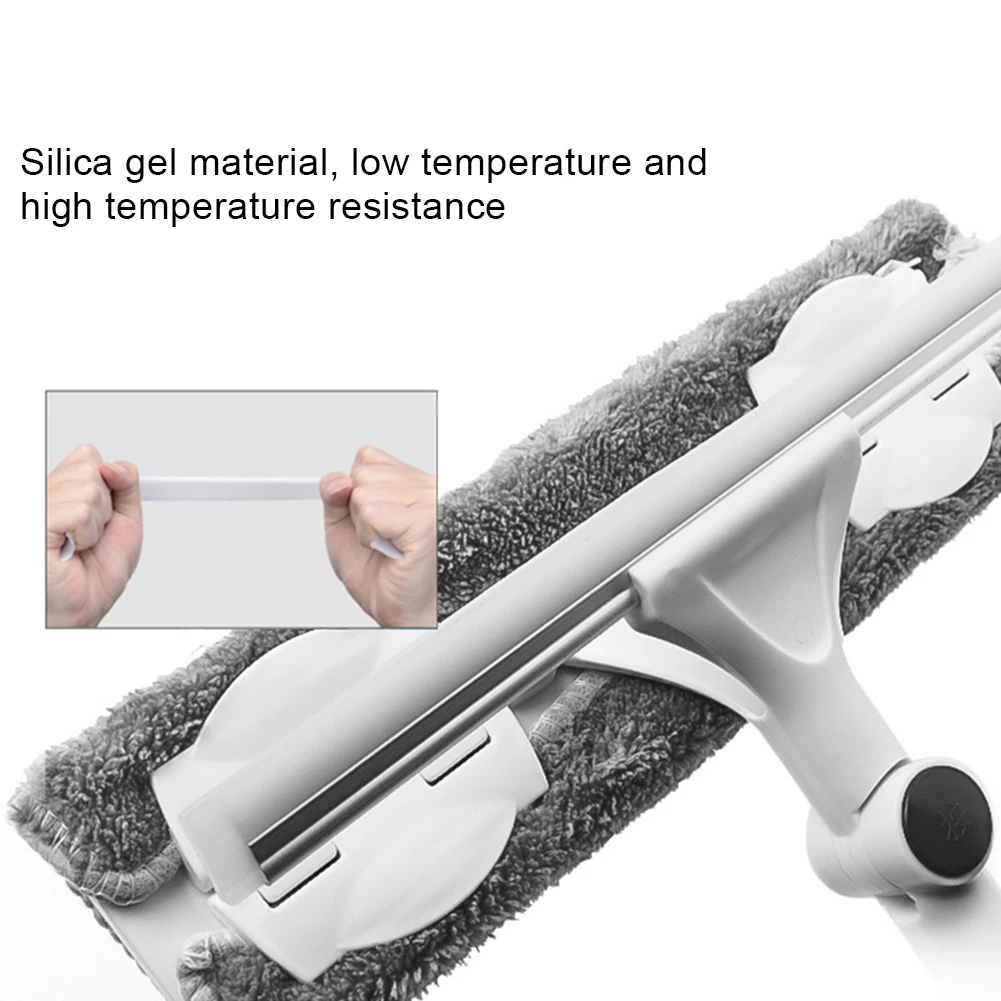 Двойными бортами ложки с длинной ручкой щетка для чистки стекла Телескопический