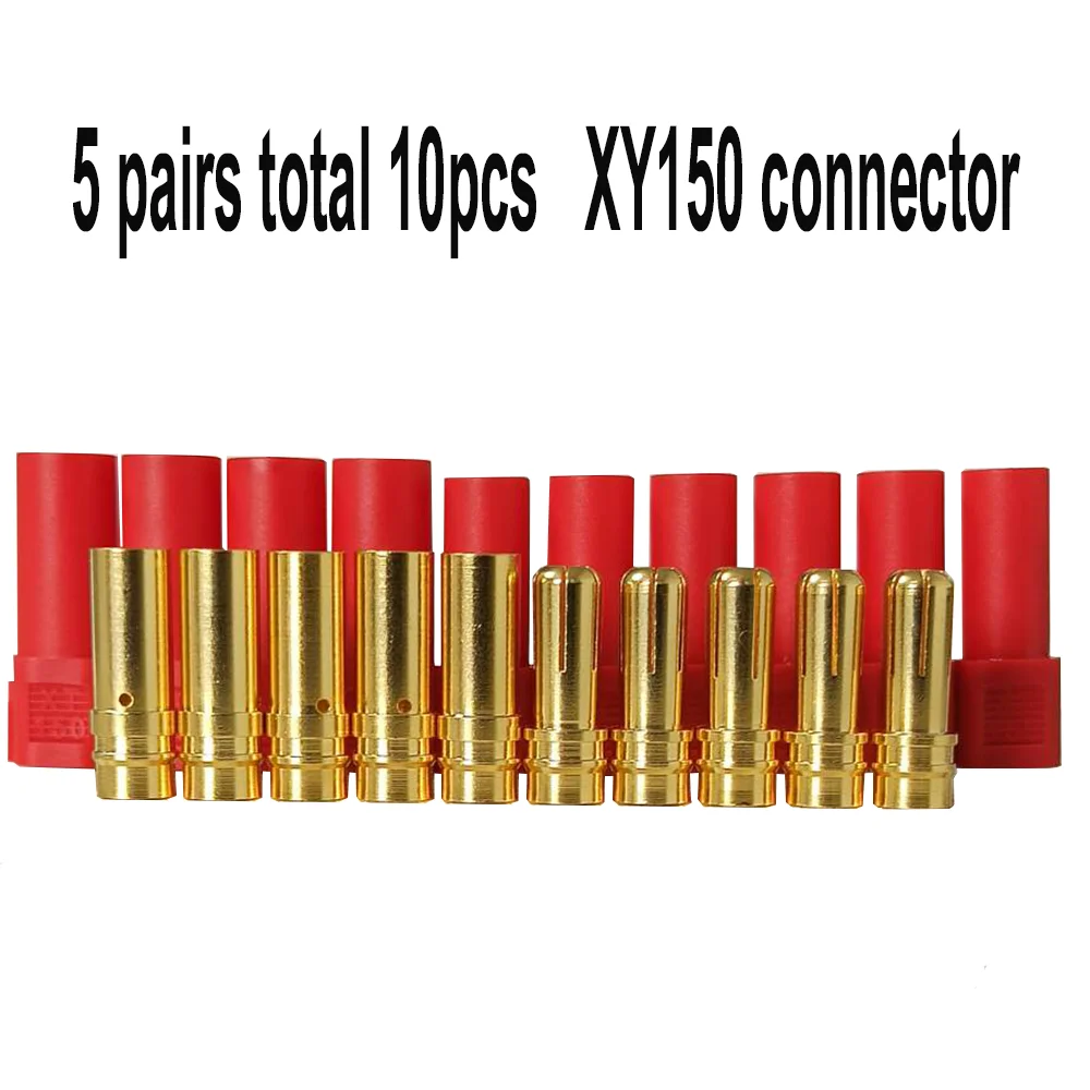 

XT150Connector 130A High Current Anti Spark Sheath Adapter Gold-plated Copper Male And Female Connector Metal Bullet-shaped Plug