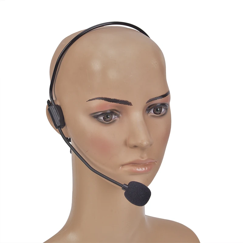 

Portable Headset Microphone Wired 3.5mm Moving Flexible Hanging Microphone Mic For Loudspeaker Tour Guide Teaching Lecture