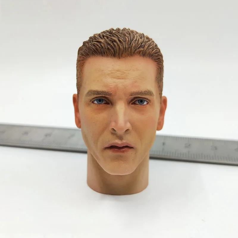 

In Stock 1/6 WWII USA Army Ranger Sniper Head Sculpture A80144 PVC Male Soldier Head Carving Fit 12'' Action Figure Body