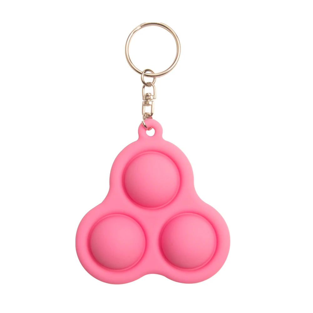 Harga 50 Buah Diskon Besar Mainan Lesung Pipi Sederhana Silikon Warna-warni Kualitas Tinggi Mainan Fidget Sensor Mainan Gantungan Kunci Pereda Stres Untuk Anak-anak Dewasa