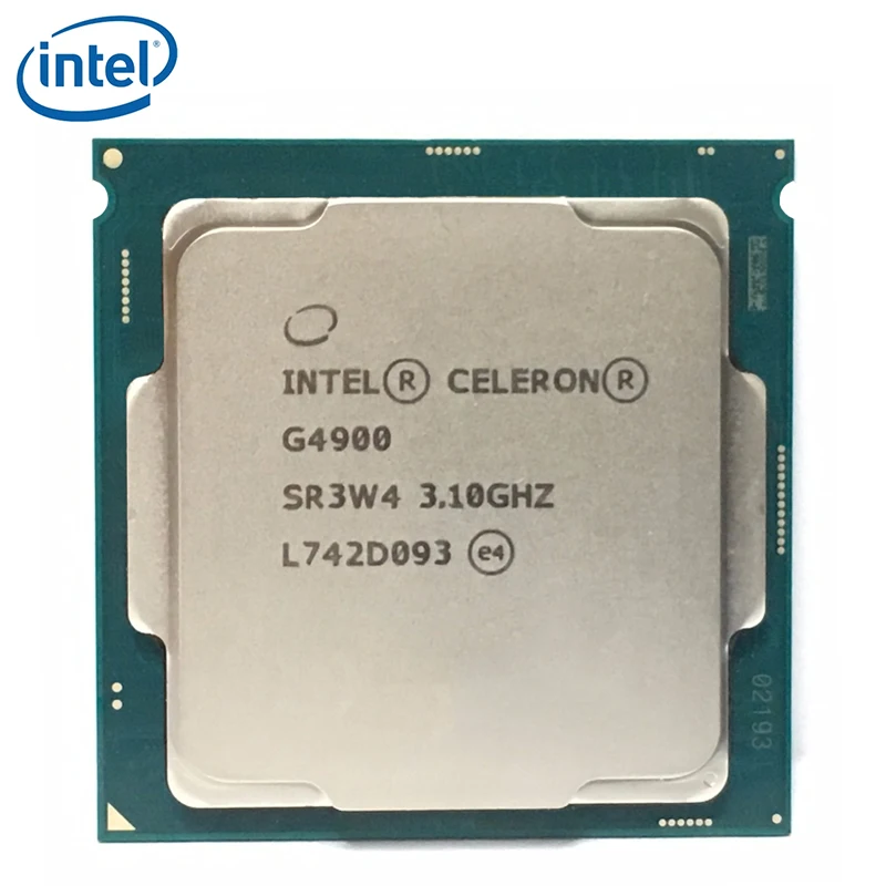 Процессор Intel Celeron G4900 3 1 ГГц 2 Мб кэш памяти двухъядерный процессор SR3W4 LGA 1151 лоток