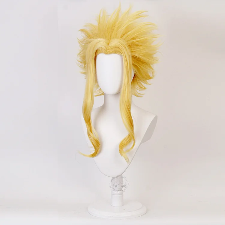 Золотые короткие термостойкие синтетические волосы Boku No My Hero Академия All Might Yagi