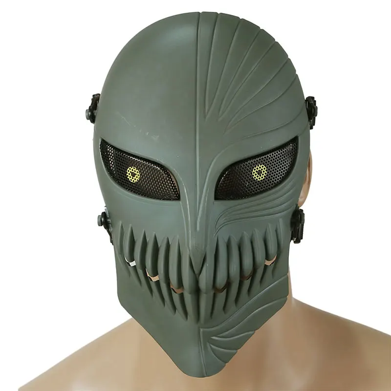 Death Ichigo Kurosaki Bleach Full Face Tactical Mask Skull Cosplay Halloween Wargame Military Army Airsoft Paintball Masks