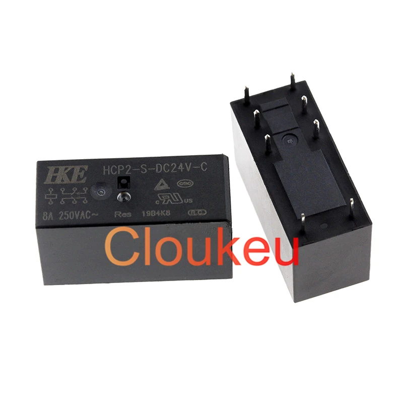 

Relay HCP2-S-DC5V 12V 24V-C 8A 8pin