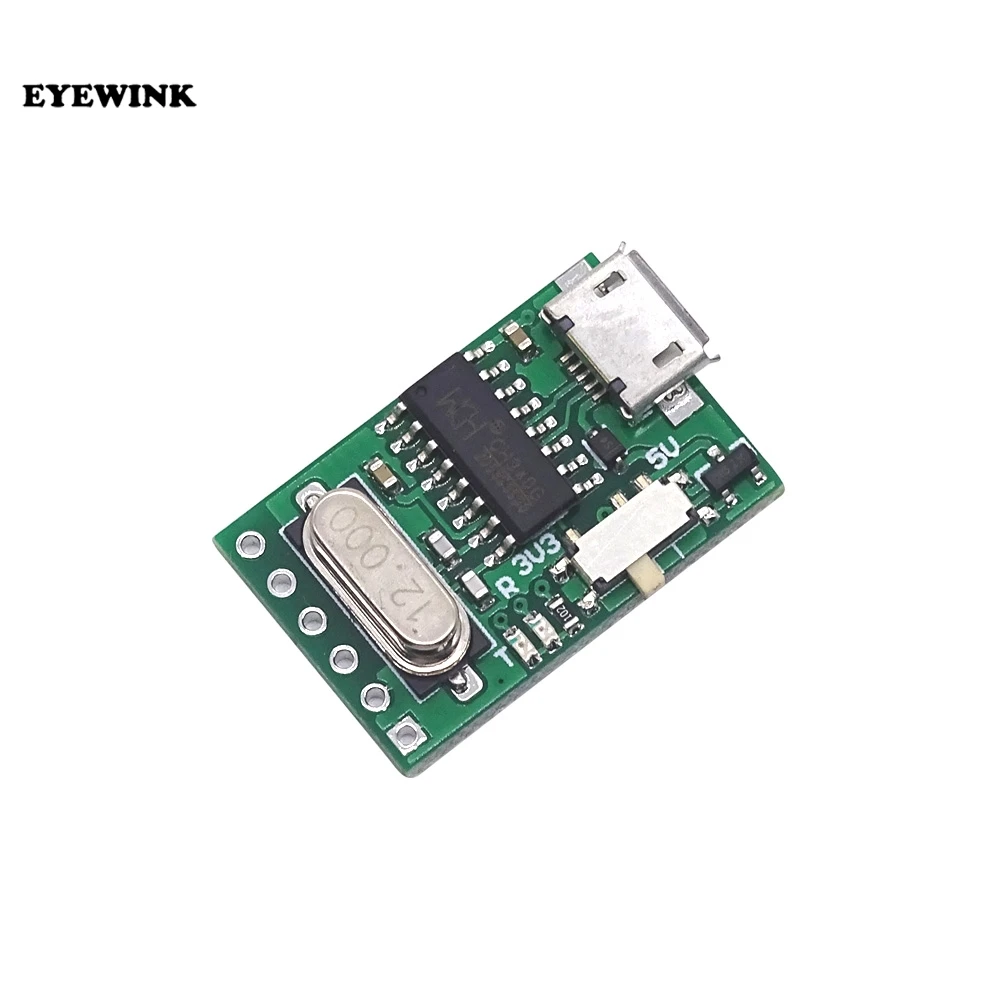 1 шт. преобразователь USB в TTL модуль Micro UART CH340G CH340 3 В 5 переключатель для downloader pro mini |