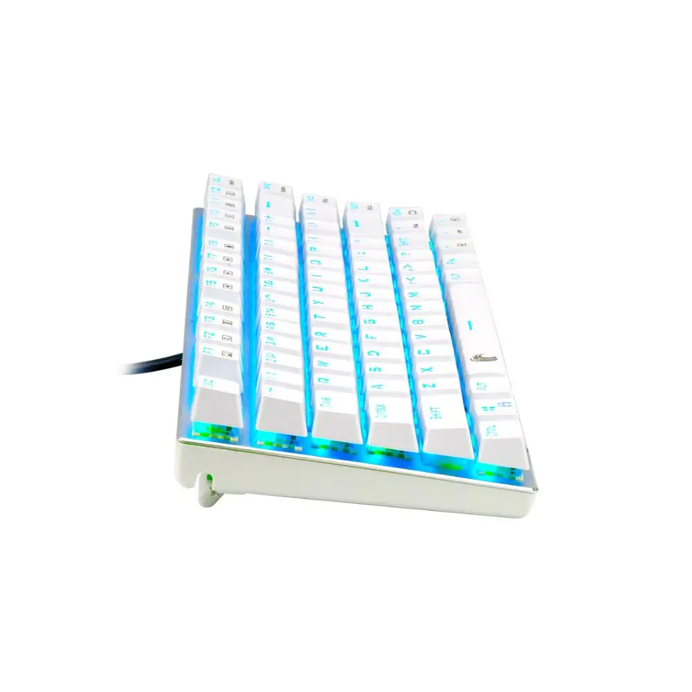 Игровая мини клавиатура Z88 механические переключатели синяя светодиодная