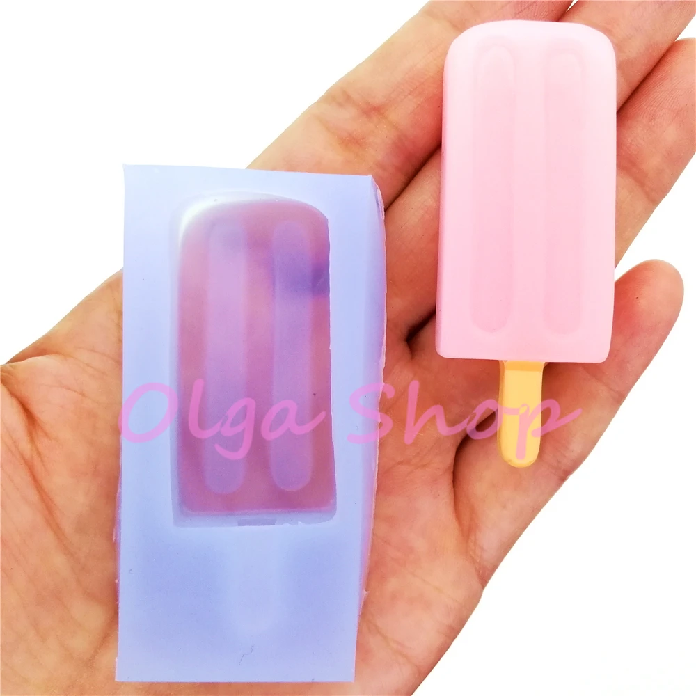 XYL276 3D с рисунком мороженое силиконовые формы Fondant (сахарная) Украшение торта