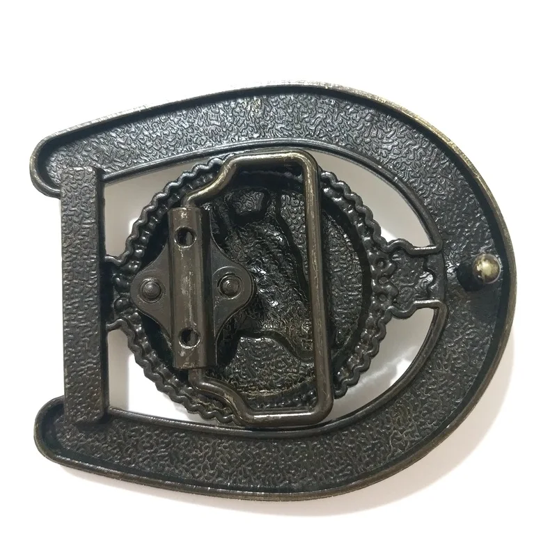Мужской металлический пояс-седло с пряжкой модная ковбойская 3D пряжка животным
