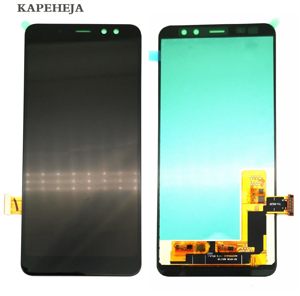 ЖК-дисплей Super AMOLED для Samsung Galaxy A8 2018 A530 A530F A530N с сенсорным экраном и дигитайзером в