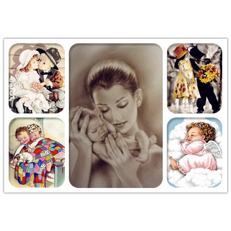 Алмазная 5D Вышивка с полным заполнением картина ангелом принцессы декор Стразы