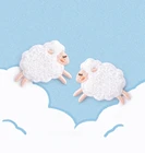 Высококачественные самодельные нашивки на детскую одежду в виде овец