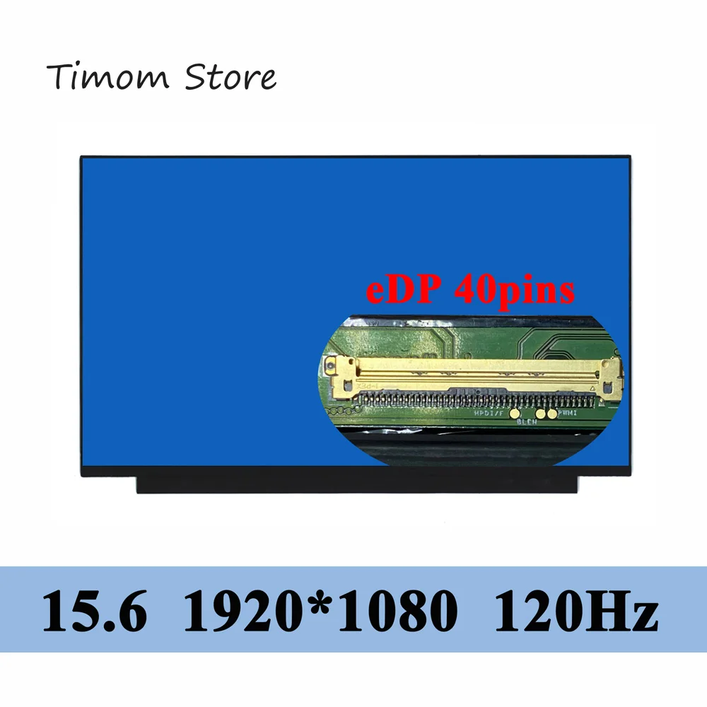 Матовая тонкая панель B156HAN13.0 120 Гц, eDP, 40-контактный разъем 1920*1080 FHD IPS, соотношение 800:1 для 15,6 дюймового игрового ноутбука ASUS, ЖК Матрица LM156LFGL03