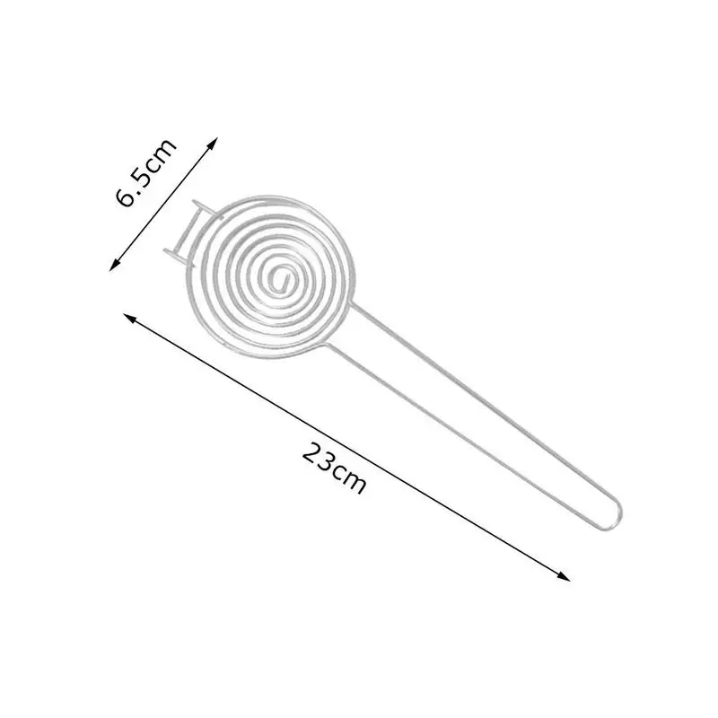 

New Kitchen Steel Egg Yolk Separator Divider Egg Hand Separator For Making Held Cake F3U5