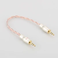 new diy single crystal copper and oxygen free copper wire 3 5mm fever recording cable aux cable