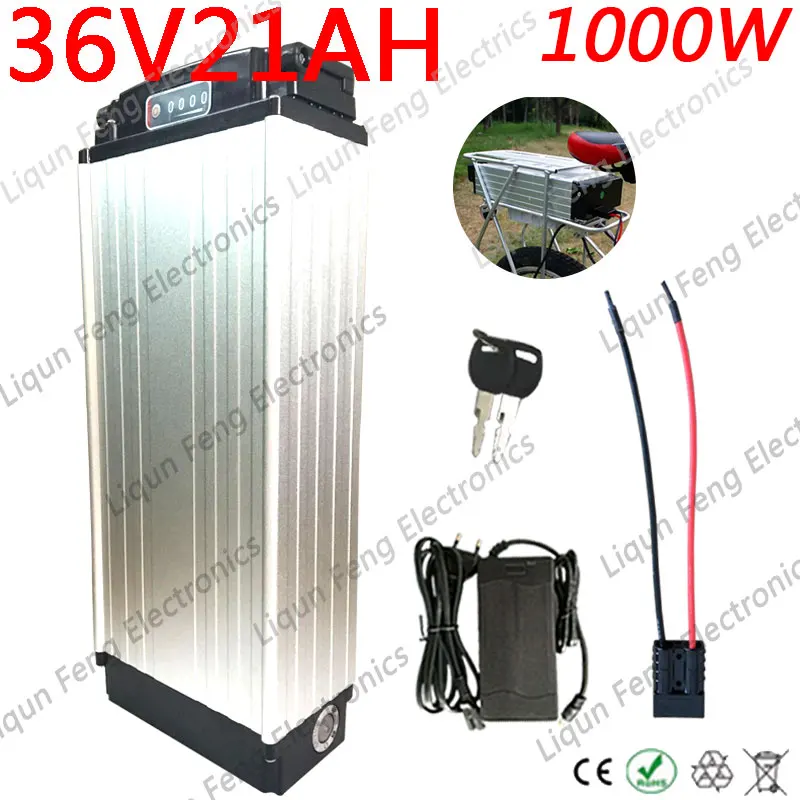 Е байка 36В 10AH 13AH 15AH 18AH 20AH 1000 W фара для электровелосипеда в Батарея 500 Вт тормозной