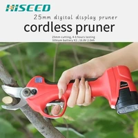 pruning shears electric 25mm digital screen display electric pruning shear cordless pruner electric scissors 8 hours last