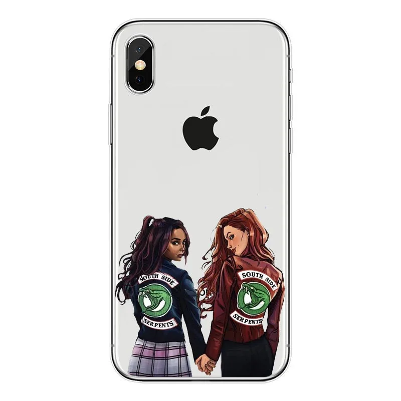 Американский ТВ ривердейл Бетти и Вероника дружба Southside TPU чехол для iPhone 11 11ProMAX 5s 6 6S 7 8 Plus XR XS MAX