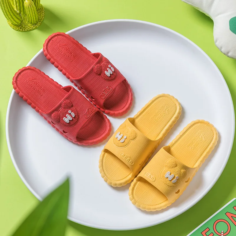Slippers Women Summer Couples Home Indoor Non-slip Bathroom Thick Bottom Korean Cute Men's Household Sandals and Slippers Slides