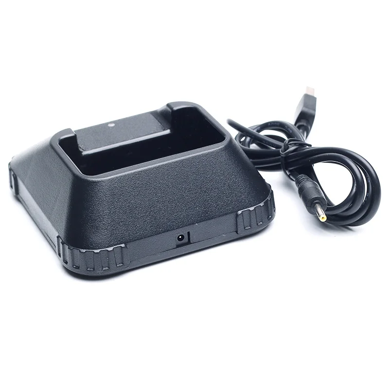 

OPPXUN Charger Tray with Adapter+ Charger Cable for Baofeng UV-3R+ Plus