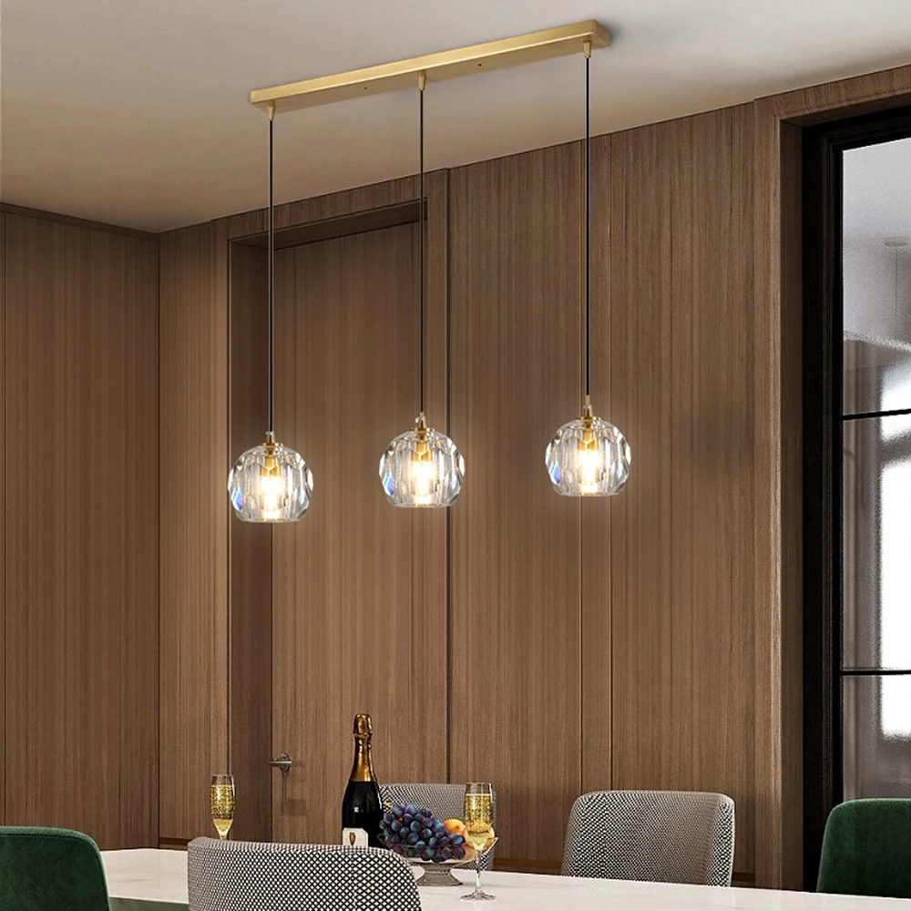 Современные хрустальные подвесные светильники в американском стиле роскошные