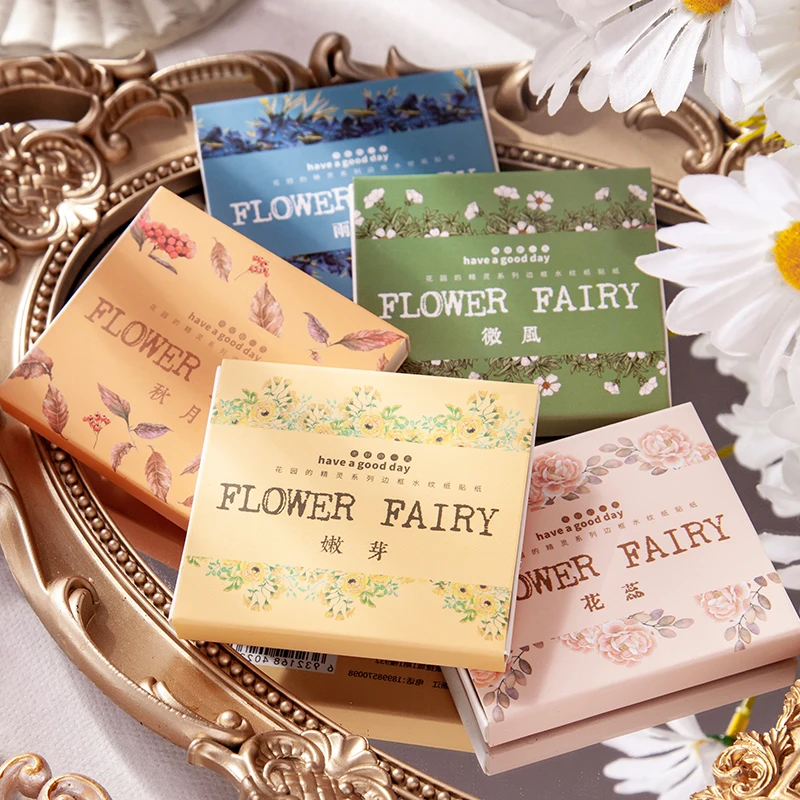 

30Pcs/Bag Vintage Fairy Label Paper Sticker Package DIY Diary Journal Decoration Sticker Album Scrapbooking