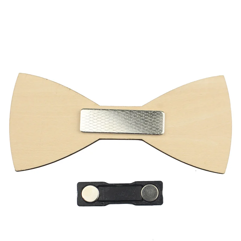 Модный деревянный галстук-бабочка джентльменский для мужчин ручной работы с
