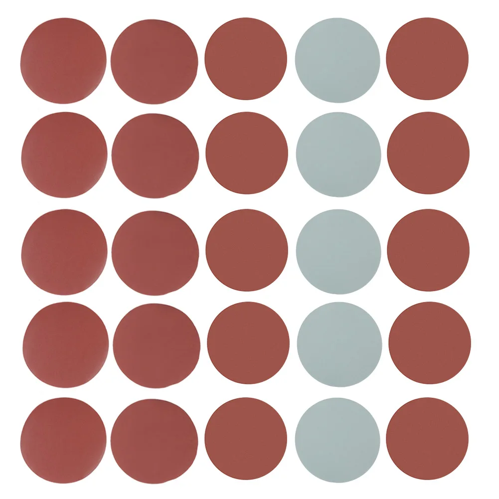 

25pcs Mix Grit Sander Disc Sanding Polishing Paper Pads Abrasive Sandpaper Set