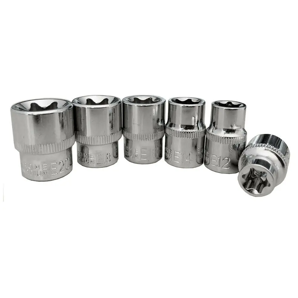 Набор зажимных гнезд для магазина инструменты 1/4 3/8 E4 E20 Серебряный сменный
