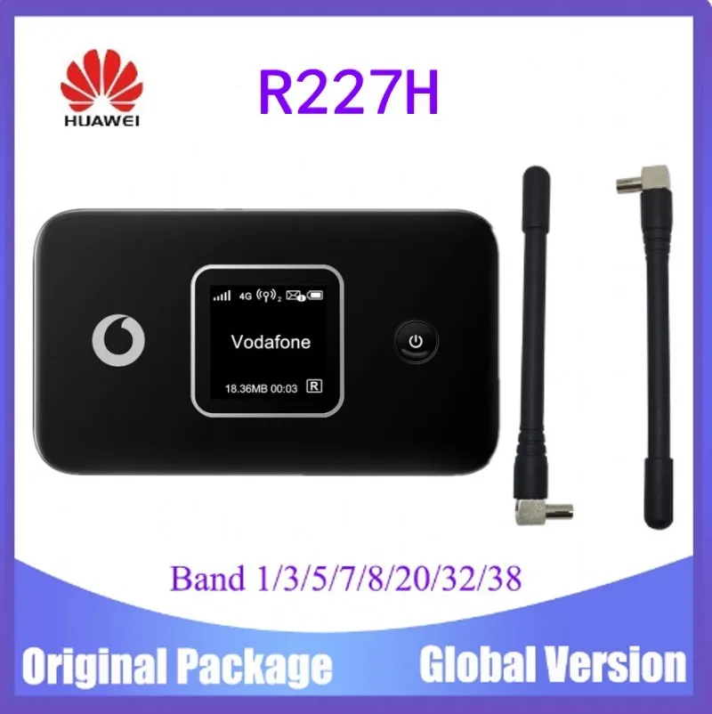 

Разблокированные новые роутеры HUAWEI 4G r227hс антенной 4G LTE беспроводной роутер Карманный Wi-Fi 4G Мобильный Wi-Fi роутер Точка доступа