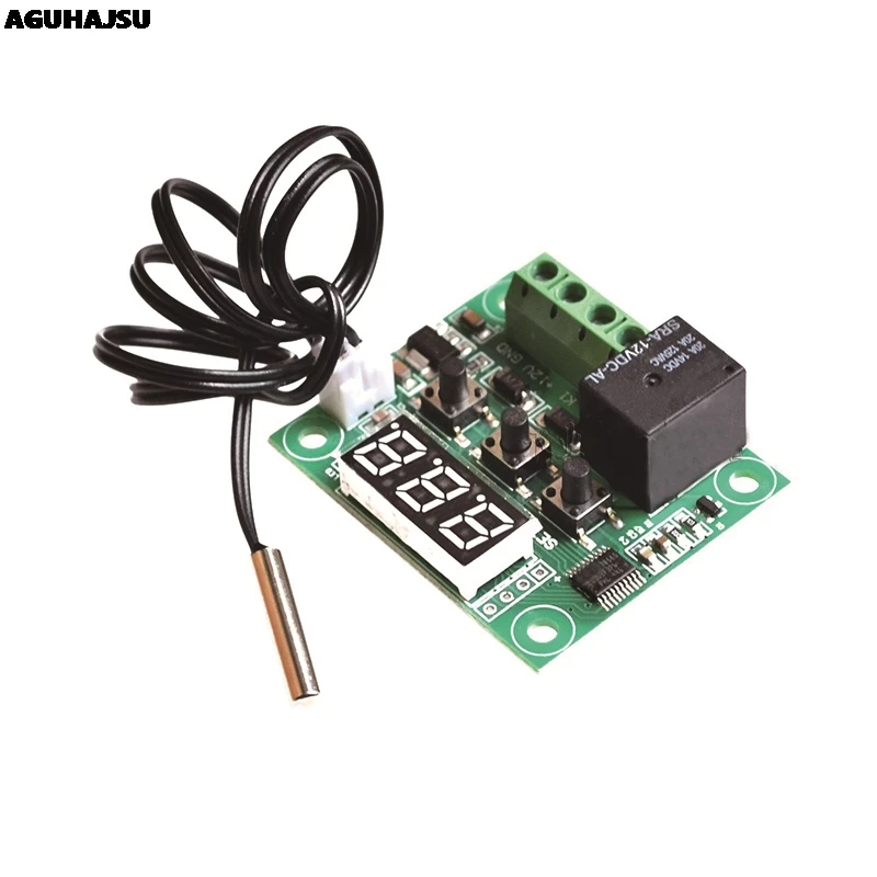 1 шт. W1209 DC 12V Температура отопления охлаждения Термостат Регулятор температуры