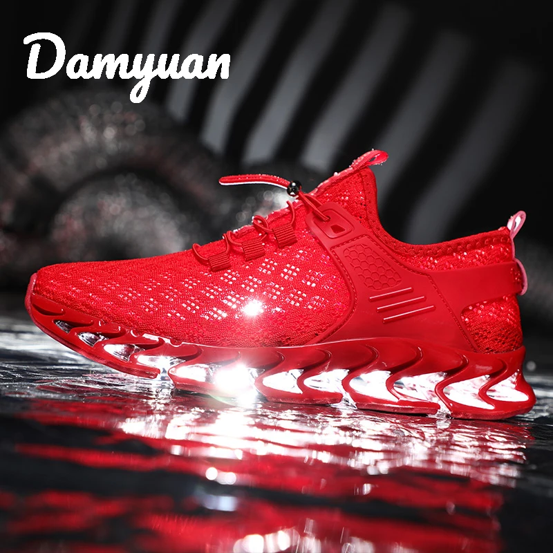 Damyuan/; модная классическая обувь для мужчин; комфортная дышащая обувь без кожи; Повседневная Легкая однотонная обувь с лезвием